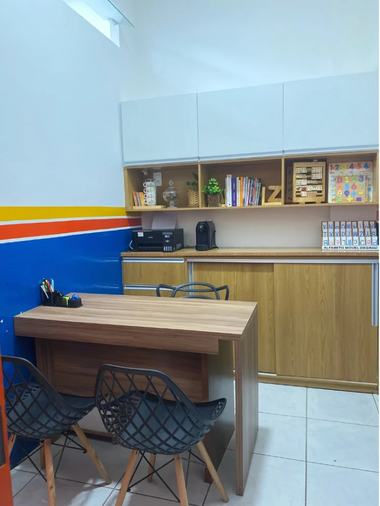Sala de atendimento às famílias